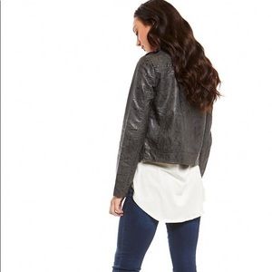 Grey Faux leather Jacket by Jack (bb Dakota)